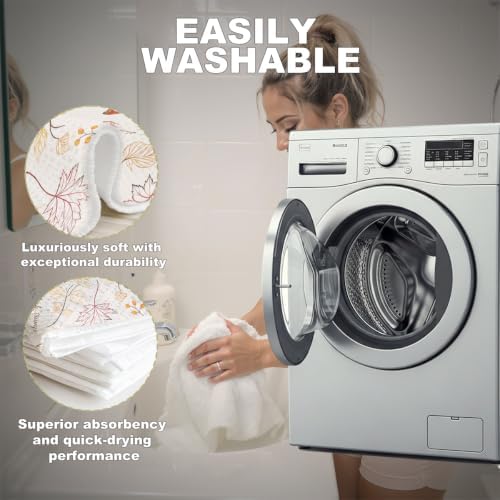 Fall Maple Leaf Trump Kitchen Towels Funny Gifts - Image 3