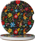 2 Pack Car Coasters for Cup Holders, Cute Car Accessories Interior by YeeCASE