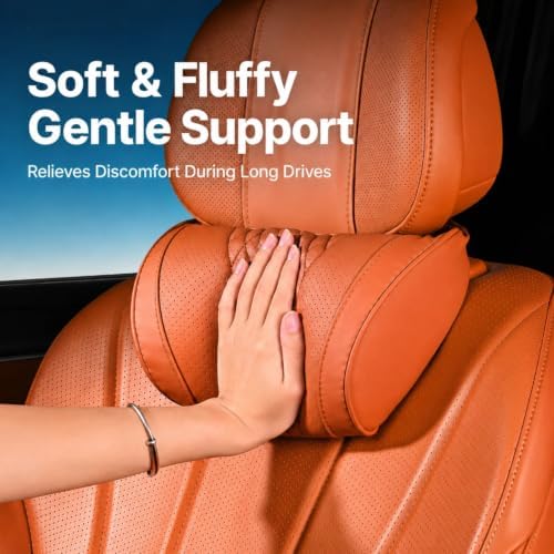 Universal Memory Foam Car Headrest Neck Pillow, Ergonomic Memory Foam Car - Image 4