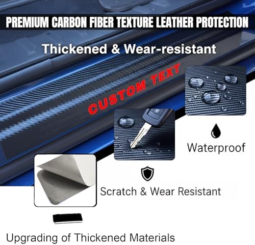 Car Door Sill Protectors for Ford F-350 F350 Super Duty Accessories, Thick - Image 3