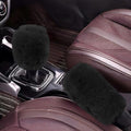 Hovom 2PCS Fluffy Car Gear Shift Knob Cover & Handbrake Cover by Hovom