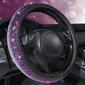 CAR PASS Bling Diamond Leather Steering Wheel Cover, Bling Sparkly Crystal by CARPASS