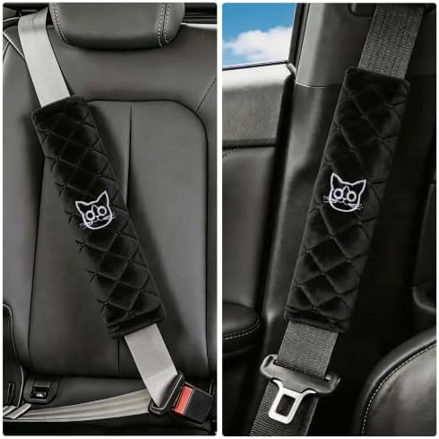 Amooca 2 Pack Seat Belt Covers Soft Shoulder Pad - Image 6