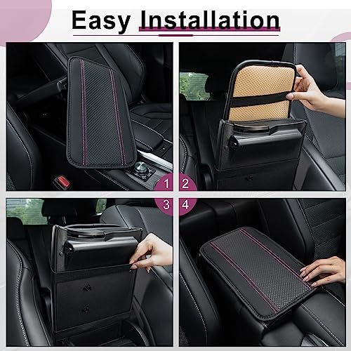 Amiss Car Center Console Pad, Universal Waterproof Car Armrest Seat Box Cover - Image 3