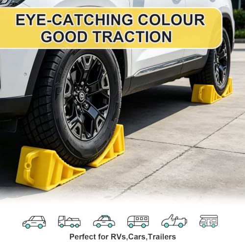 wheel chocks, non slip wheel stoppers - Image 3