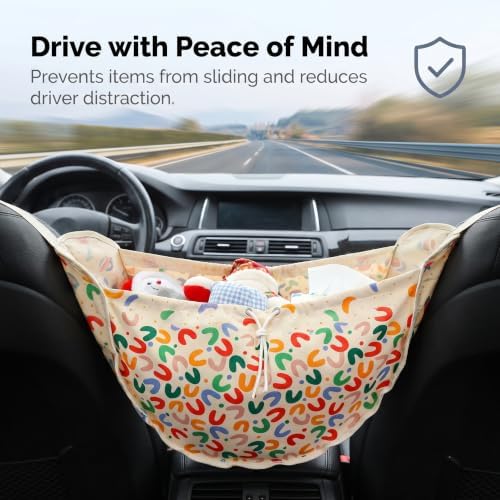 Car Seat Storage Bag, Large Capacity Foldable Backseat Car Organizer - Image 5