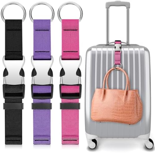 3 Pcs Add a Bag Luggage Straps for Suitcases, Connector Straps by Amylove