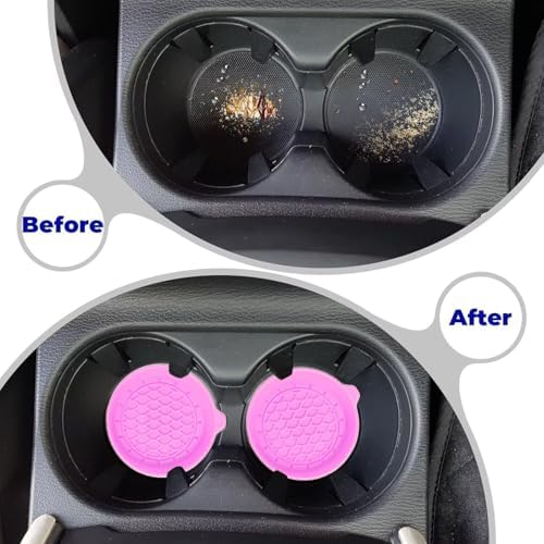 4 PCS Car Cup Coasters, Cup Holder Coaster - Image 5
