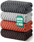 REDKISS Extra Large Bath Towels Microfiber, 31”x 61” 4 Pack, Super Soft by REDKISSOnline