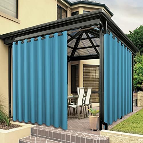 BONZER Extra Wide Waterproof Outdoor Curtains by Bonzer