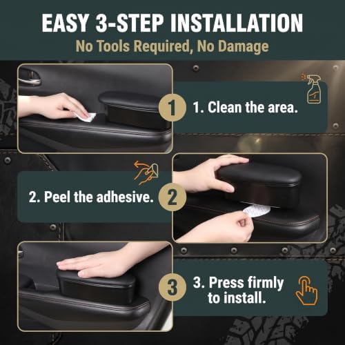 Car Armrest Support Left Elbow Pad, Comfort Retractable Arm Rest Cushion - Image 5