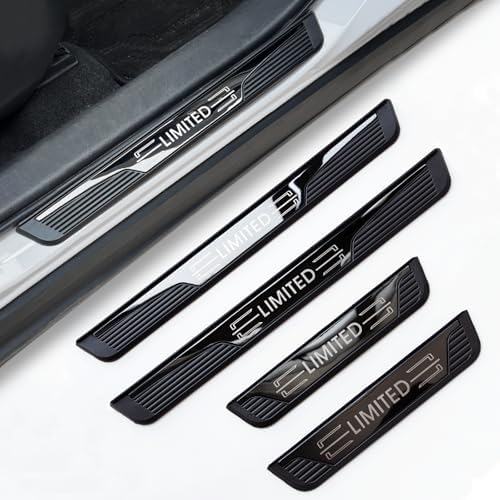 Door Sill Protectors for Car Limited Trim by DREOOCAR