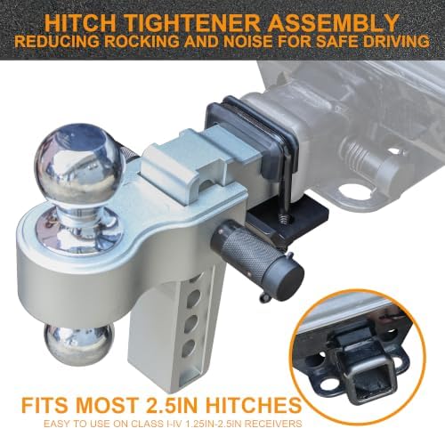 Hitch Tightener, Anti Rattle Clamp Stabilizer - Image 2