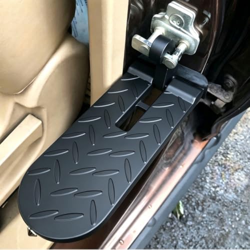 Car Door Step for Roof Access, Extended Folding Door Latch Step, Non-Slip by SYMISMMR
