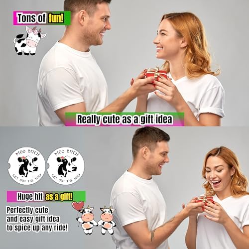 Cow Car Coasters for Cup Holders - Image 6