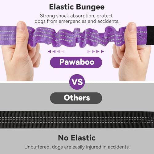 Pawaboo Dog Seatbelt for Car, 3-in-1 Dog Seat Belt Bungee, Shockproof Dogs - Image 5