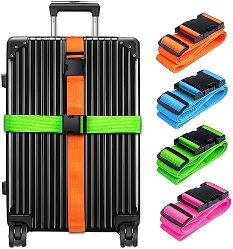 Luggage Straps for Suitcases TSA Approved, Travel Belt Suitcase Belt, Suitcase by collwait