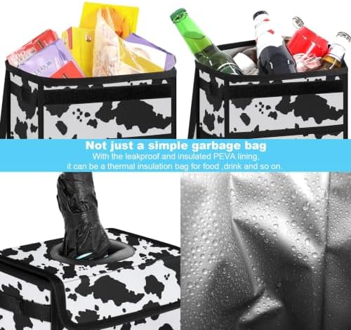Femuar Leak Proof Car Trash Can - Image 5