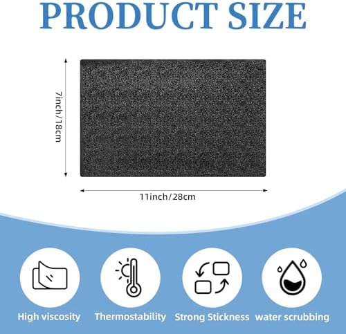 AceOrbit 4 Pcs Extra Large Car Non-Slip Sticky Dashboard Pad 11"x7" Universal - Image 2