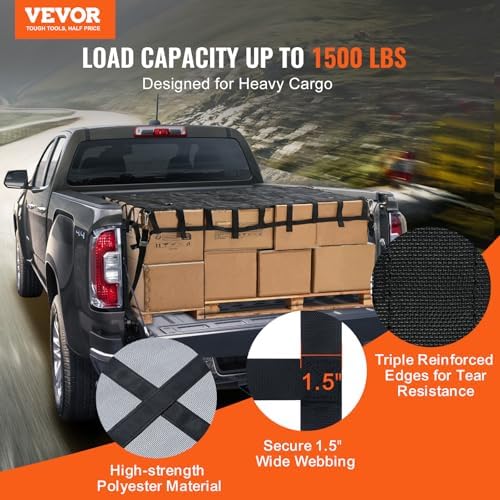 VEVOR Cargo Net for Pickup Truck Bed - Image 2