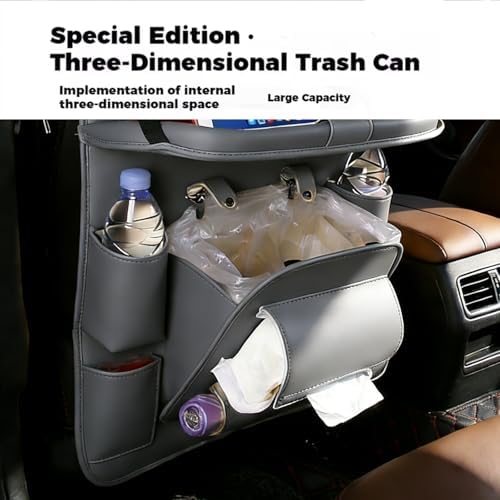 Car Seat Organizer, Storage Bag and Tray Rack, Trash Storage - Image 4