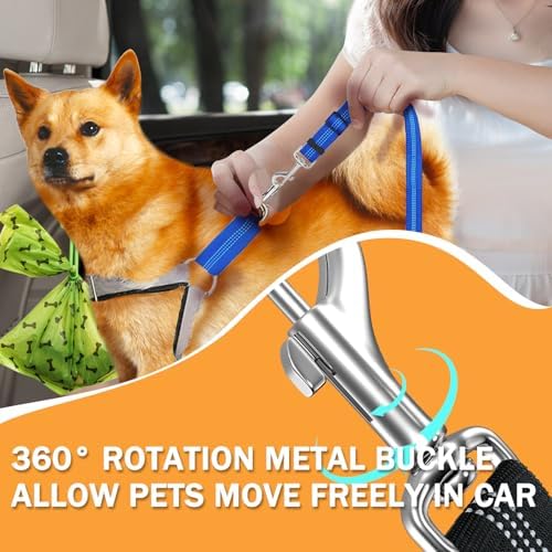 4 Piece Set Vehicle Harnesses, 2 in1 Dog Belts - Image 3