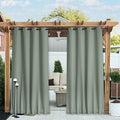 NICETOWN 2 PCs Waterproof Outdoor Curtains by NICETOWN