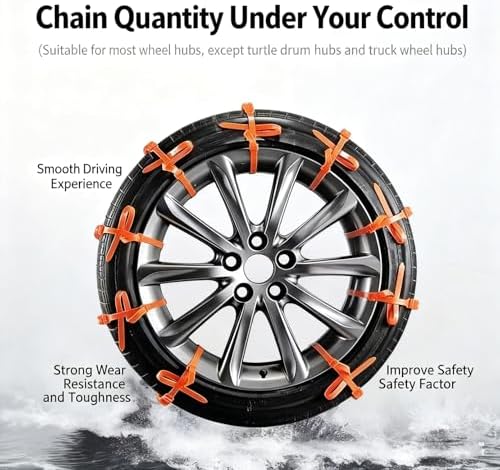 10 PCS Adjustable Anti-Slip Tire Zip Ties - Image 2