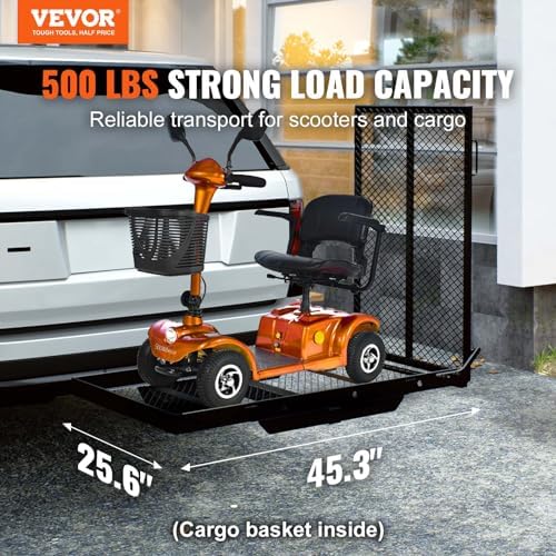 VEVOR Hitch Mount Mobility Scooter Carrier 45.3" x 25.6" - Image 2