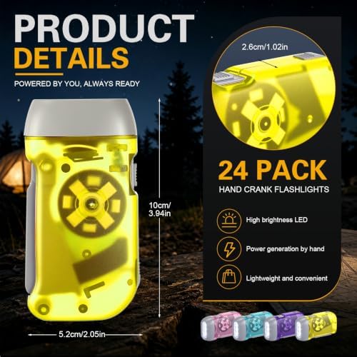 Mudder 24 Hand Crank Flashlight - Image 2
