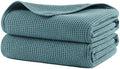 POLYTE 380 GSM Poly Blend Microfiber Quick Dry Waffle Bath Towel, 30x60 in by Polyte