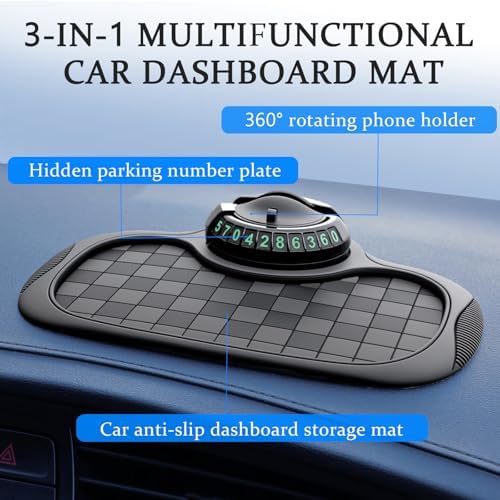 Multifunctional Anti Slip Mat for Car Dashboard Phone Holder Universal - Image 2