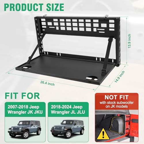 HOCHO Fit for Jeep Tailgate Table - Image 2