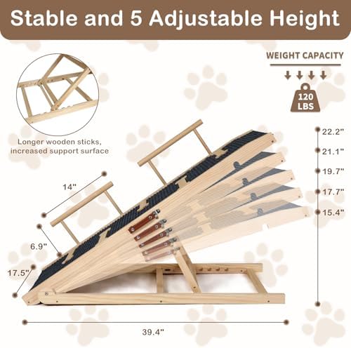 Dog Ramp for Bed, Ramp for Dogs to Get on Bed - Image 5