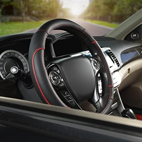 GIANT PANDA Microfiber Leather Steering Wheel Cover - Image 6