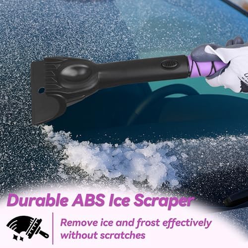 Gardzen 2-Pack 57" Extendable Snow Brush - Image 4