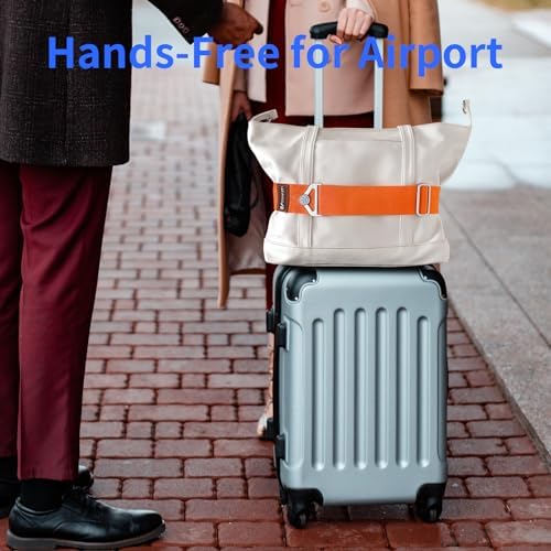 Luggage Straps for Suitcases, 2-in-1 Add a Bag Adjustable Travel Belt Black - Image 2