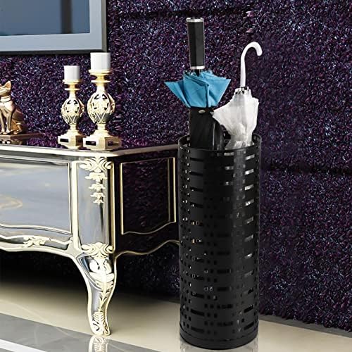 Jucoan Metal Round Umbrella Stand Rack, 16.5 x 6 Inch Free Standing Umbrella - Image 6