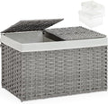 SETVSON Storage Basket with Lid Wicker Baskets by SETVSON