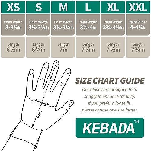 Kebada W1 Safety Work Gloves for Men & Women, Touchscreen, PU Coated - Image 6