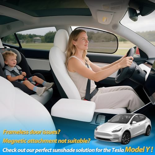 ZATOOTO Car Window Shades for Tesla Model Y - Image 6