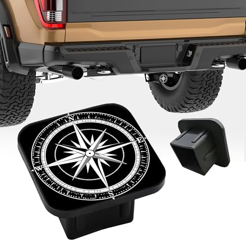 Hitch Receiver Cover 2" Compass Nautical Ocean Guide Trailer Hitch Cover Tube - Image 5