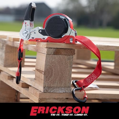 Erickson Retractable Ratchet Tie-Down Strap - Image 2