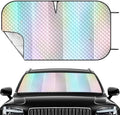 Windshield Sun Shade, Reflective Car Sunshade Blocks Heat, 55 x 29.5 in by Clothclose