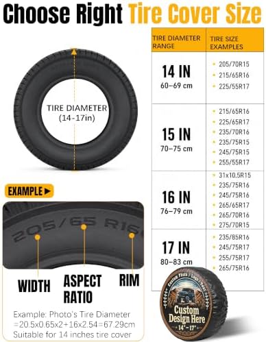 Custom Spare Tire Cover, PVC Leather Wheel Cover - Image 4