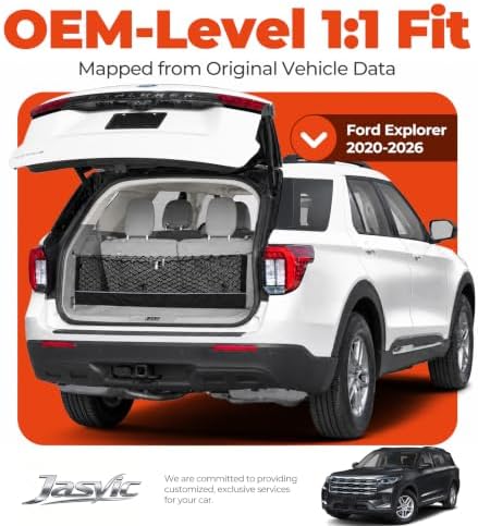 3-Layer Cargo Net for Ford Explorer 2020-2026, Zoned Storage - Image 3