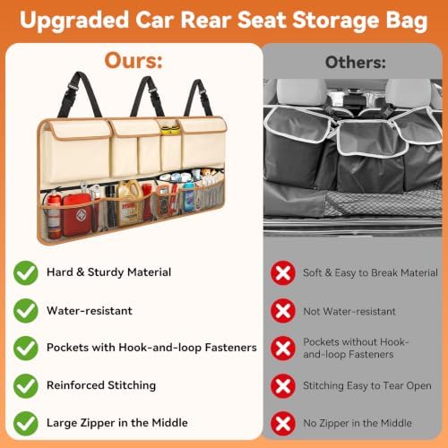 Trunk Organizer for SUV, Car Organizers and Backseat Hanging Storage - Image 5
