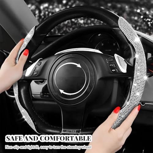 2 PCS Steering Wheel Cover, Segmented Car Wheel Covers - Image 3