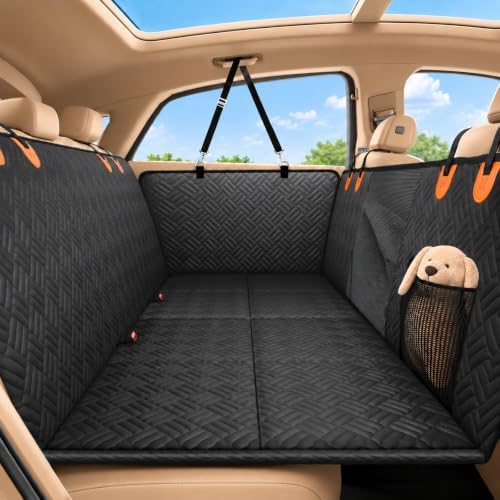 Hard Bottom Dog Car Seat Cover, Back Seat Extender by Unknown