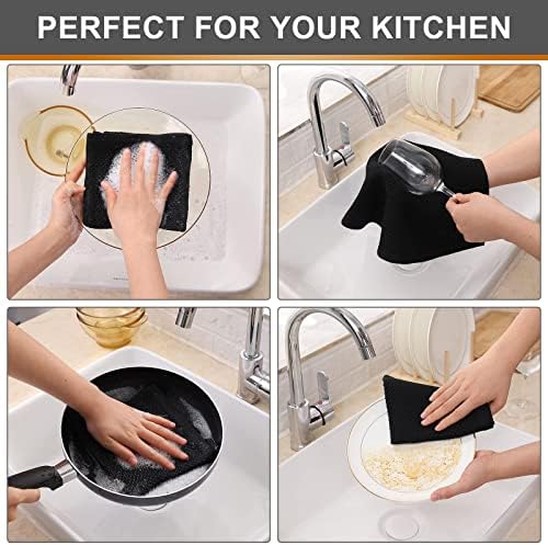 Kitinjoy 100% Cotton Waffle 8-Pack Kitchen Towels - Image 4